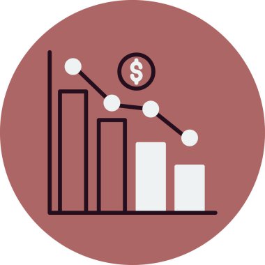 Durgunluk modern simgesinin vektör illüstrasyonu