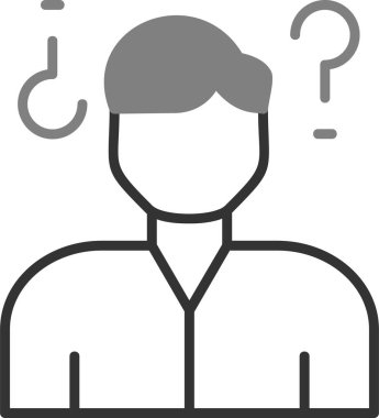 Karışıklık Ağ ikonu vektör illüstrasyonu