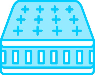 Yatak Ağı simgesi, basit vektör illüstrasyonu