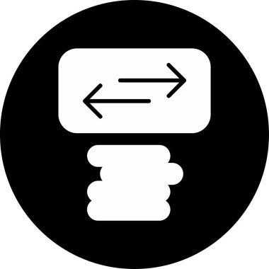 Basit Aktarım simgesi vektör çizimi