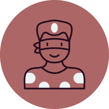 Süper kahraman ağ simgesi, vektör illüstrasyonu