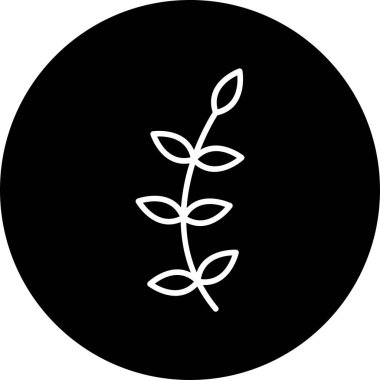 Güzel bir yaprağın vektör çizimi 