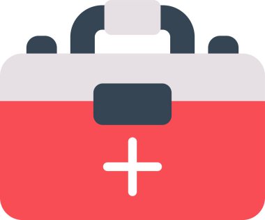 İlk yardım kiti vektör illüstrasyonu