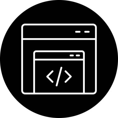 Gelişme. Web simgesi basit illüstrasyon