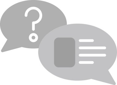 Konuşma baloncukları, iletiler, vektör illüstrasyonu