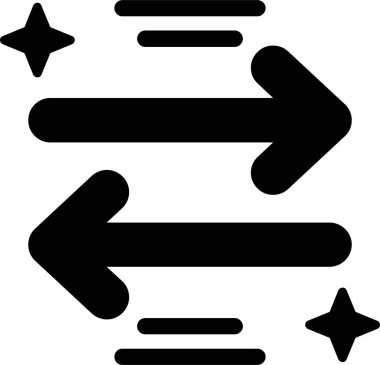 Basit oklar. Web simgesi illüstrasyonu