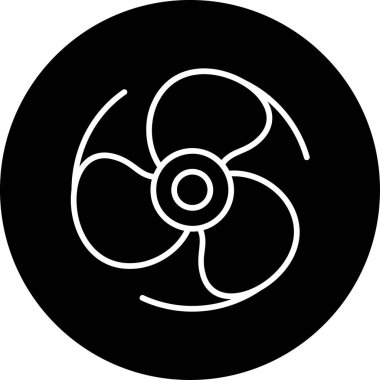 Pervane ağ simgesi, seo modern simgenin vektör illüstrasyonu 