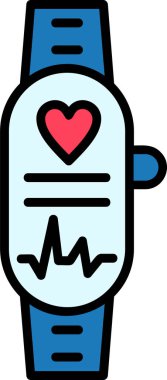 Modern Smartband simgesinin vektör çizimi