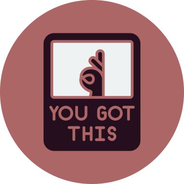 Simge vektör illüstrasyon tasarımı