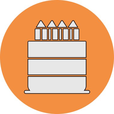 Kalem Tutucu web simgesi, basit vektör illüstrasyonu