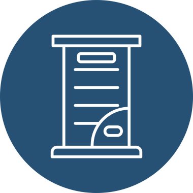 Sarın. Web simgesi vektör illüstrasyonu