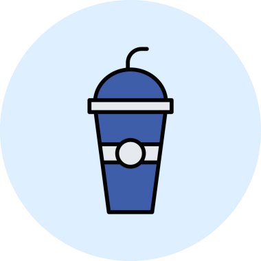 kahve fincanı simgesi, vektör illüstrasyonu 