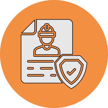 Koruma simgesi vektör illüstrasyonu  