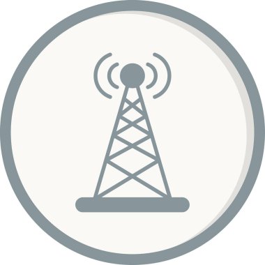 uydu anten simgesi. özet çizimi