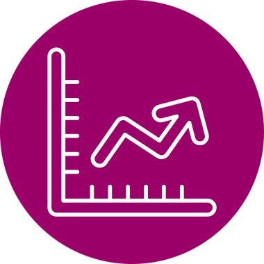 Basit iş grafik vektör simgesi