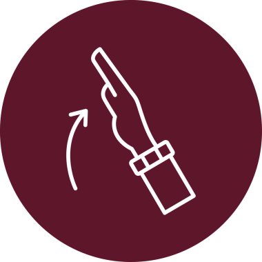 Jest yap. Web simgesi basit illüstrasyon 