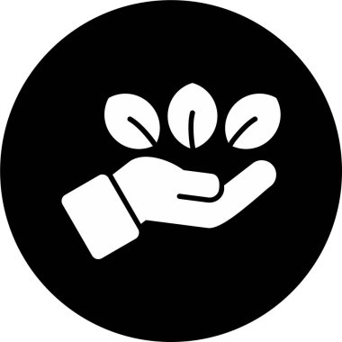 El ele tutuşma ikonu, doğal sembol, vektör illüstrasyonu 