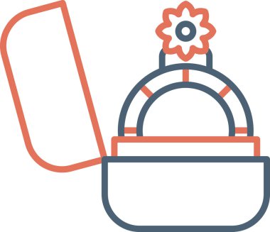 halka ağ ikonu vektör illüstrasyonu 