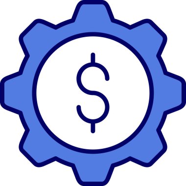 Dolar. Web simgesi basit tasarım