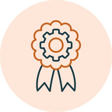 Kalite vektör simgesi modern basit illüstrasyon