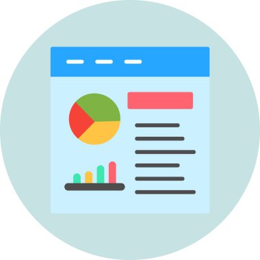 analitik veri simgesi