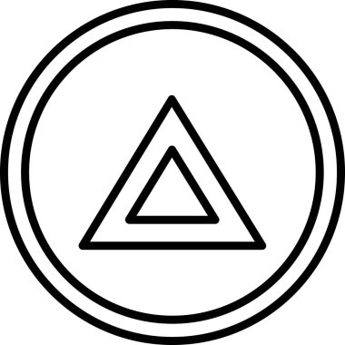 - Delta. Web simgesi basit illüstrasyon