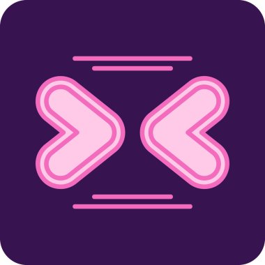 Basit oklar. Web simgesi illüstrasyonu