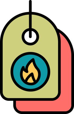 satış etiketi simgesi, vektör illüstrasyonu basit tasarım