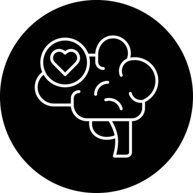 Zihinsel Sağlık ikonu konsept vektör çizimi