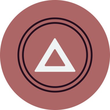 - Delta. Web simgesi basit illüstrasyon