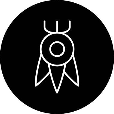 Ylang-ylang. Web simgesi basit illüstrasyon