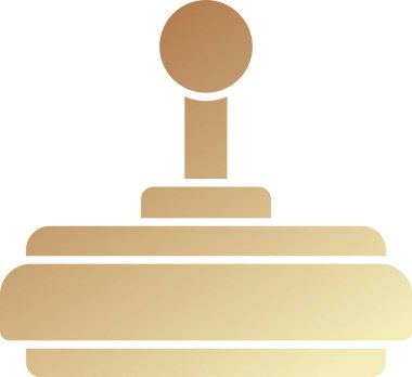 Oyun Denetleyici vektör düz simgesi. Oyun çubuğu