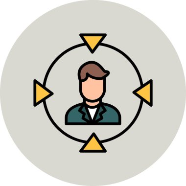 Konum haritası işaretleyici. vektör simgesi