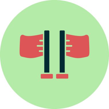 Bayraklar. Web simgesi basit illüstrasyon