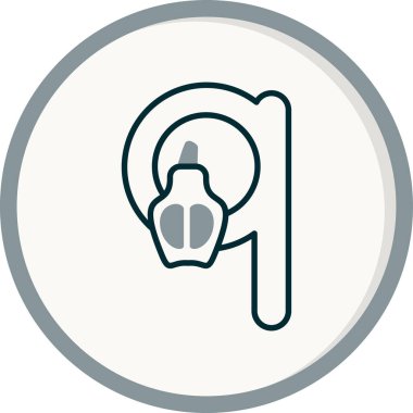 Küçük Q harfi vektör illüstrasyonu 