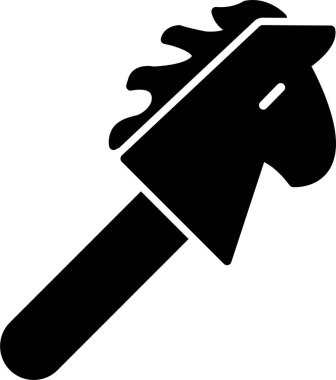 oyuncak at. Web simgesi basit illüstrasyon