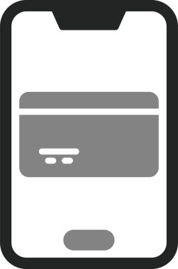 Ödeme Servis simgesi düz stil