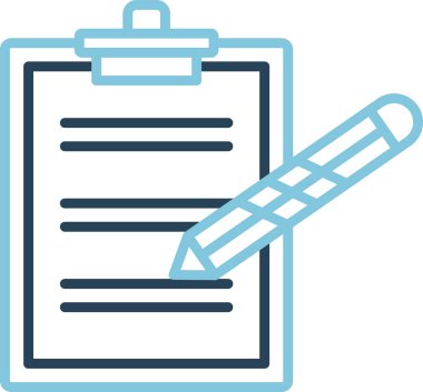 belge simgesi, vektör illüstrasyonu basit tasarım