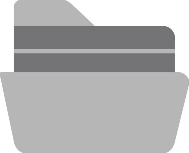 Yardımcı belgelerle birlikte iş dizininin temel doğrusal illüstrasyonu