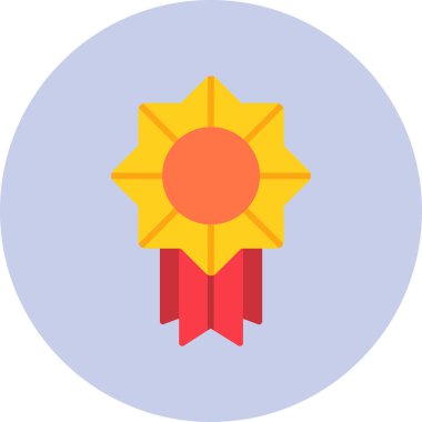 Mükemmellik. Web simgesi basit illüstrasyon