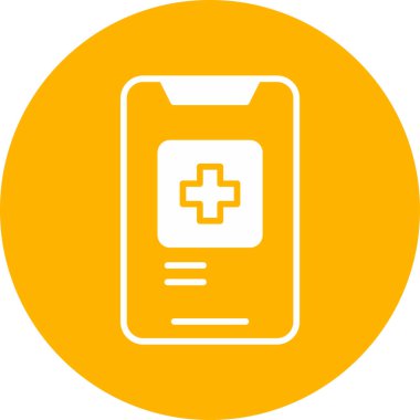 Çevrimiçi sipariş. Web simgesi basit illüstrasyon