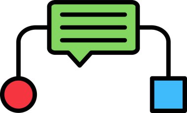 Sınıflandırma web simgesi vektör illüstrasyonu