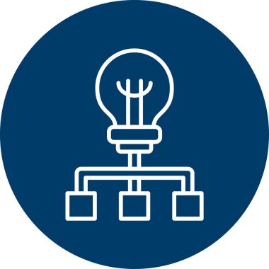 hiyerarşi. Web simgesi basit illüstrasyon