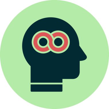 Felsefe web simgesi vektör illüstrasyonu