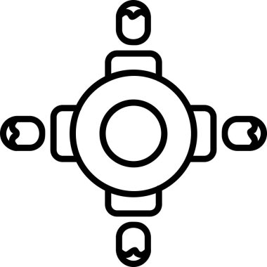 Anlaşmanın vektör illüstrasyonu modern simge