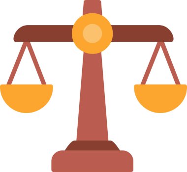 Hukuk. Web simgesi basit tasarım