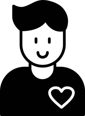 Gönüllü simgesinin vektör çizimi