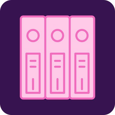 Klasörler. Web simgesi basit illüstrasyon