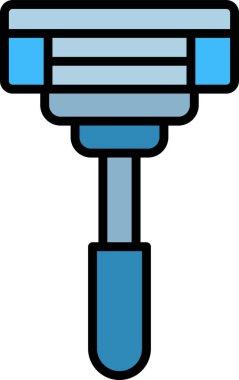 Jilet. Web simgesi basit illüstrasyon