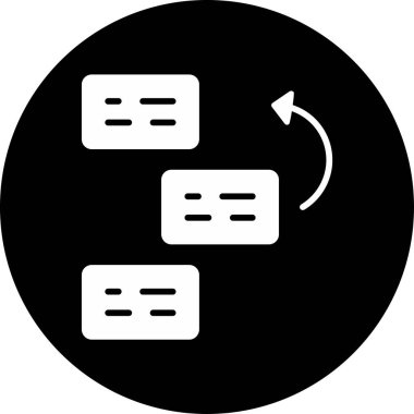 Basamaklar. Web simgesi basit illüstrasyon